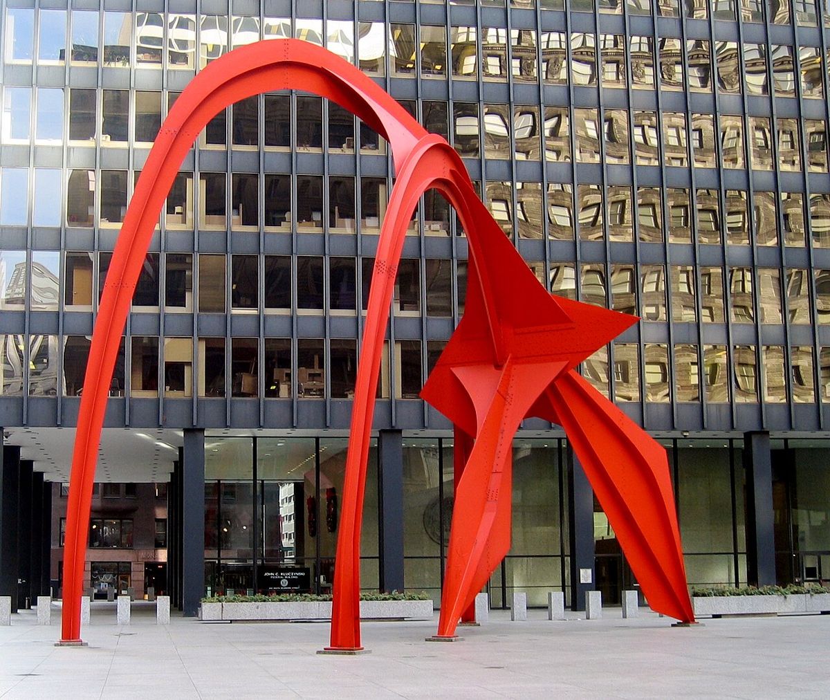 Flamingo near 311 South Wacker Drive Chicago