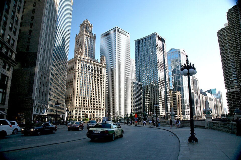 Streets around 311 South Wacker, Chicago
